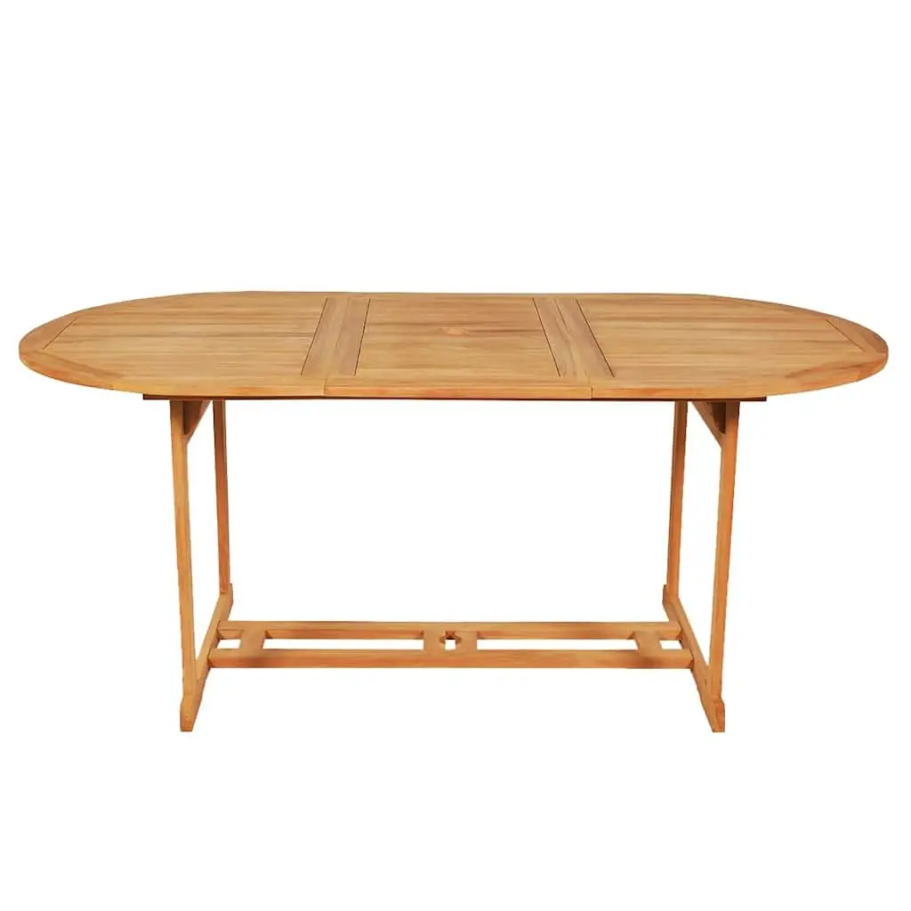 Garden Dining Set 9 Piece Outdoor Patio Furniture Teak Wood Table Chairs