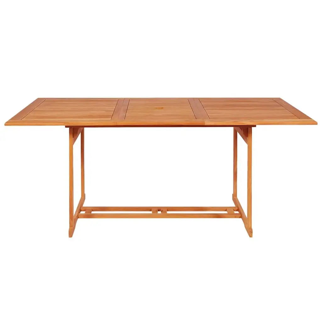 9 Piece Garden Dining Set with Teak Wood Construction