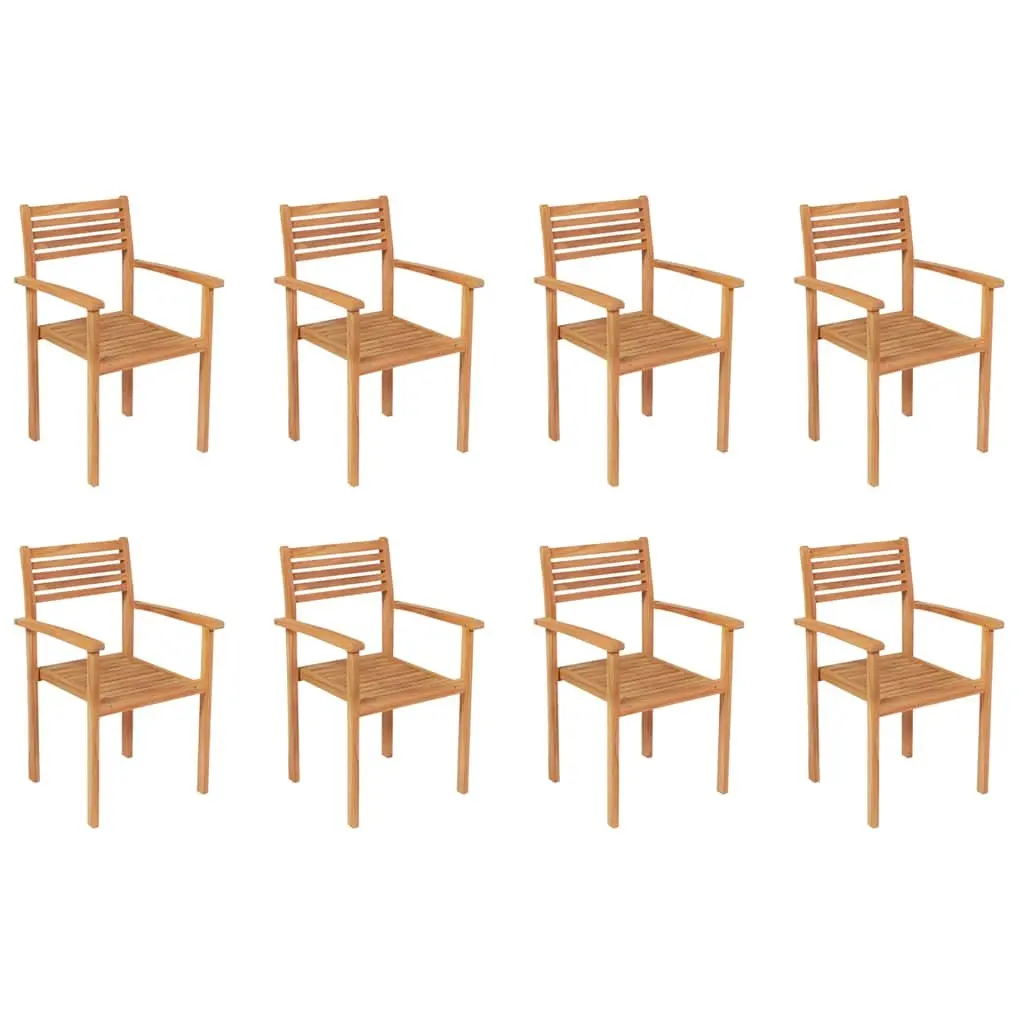 9 Piece Garden Dining Set with Teak Wood Construction