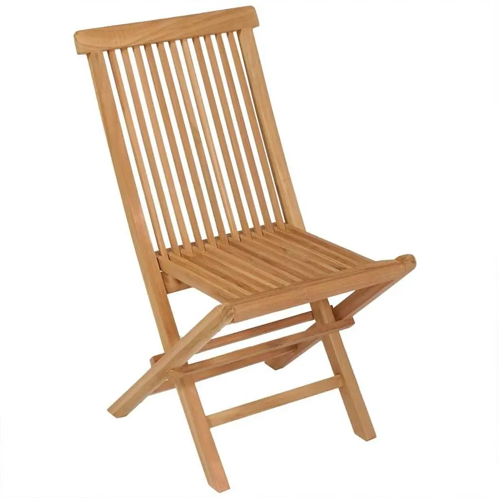 Garden Dining Set 5 Piece Outdoor Furniture Folding Table Chairs