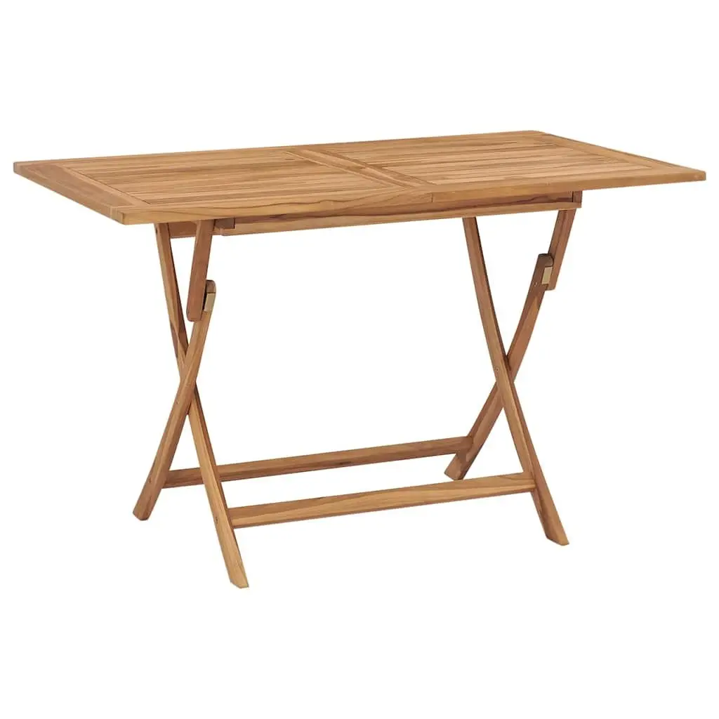 Garden Dining Set Outdoor Use 7 Piece Teak Wood Table Chairs Foldable