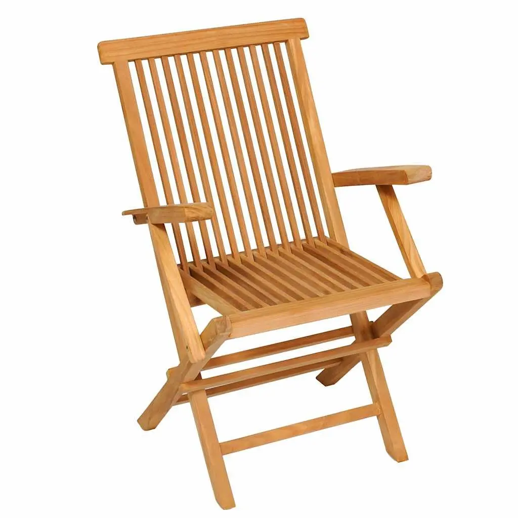 7 Piece Garden Dining Set with Teak Wood