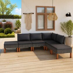 Detailed Specifications for 6-Piece Garden Lounge Set