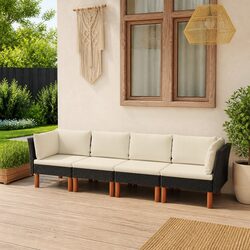 Specifications of 4-Seater Garden Sofa Set with Cushions