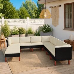 9 Piece Garden Lounge Set Specifications and Features