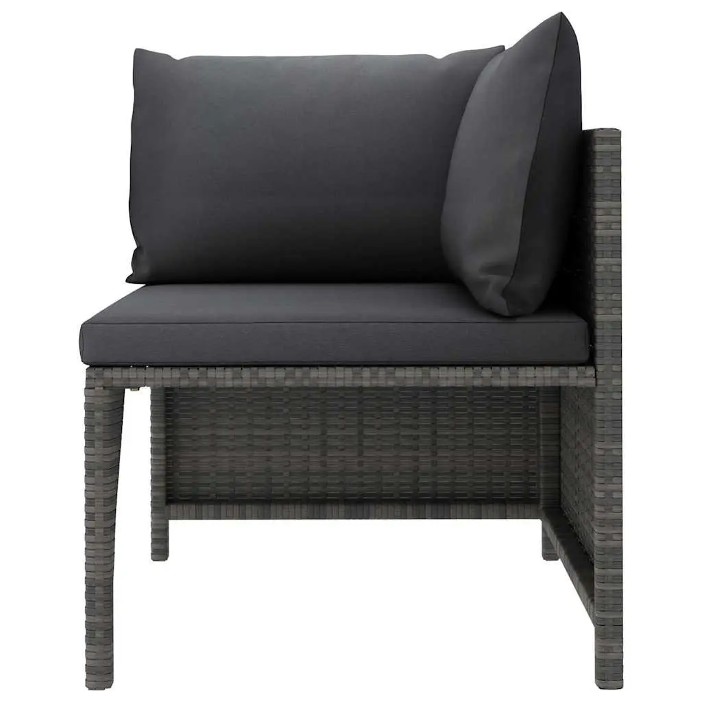 5 Piece Grey Garden Lounge Set