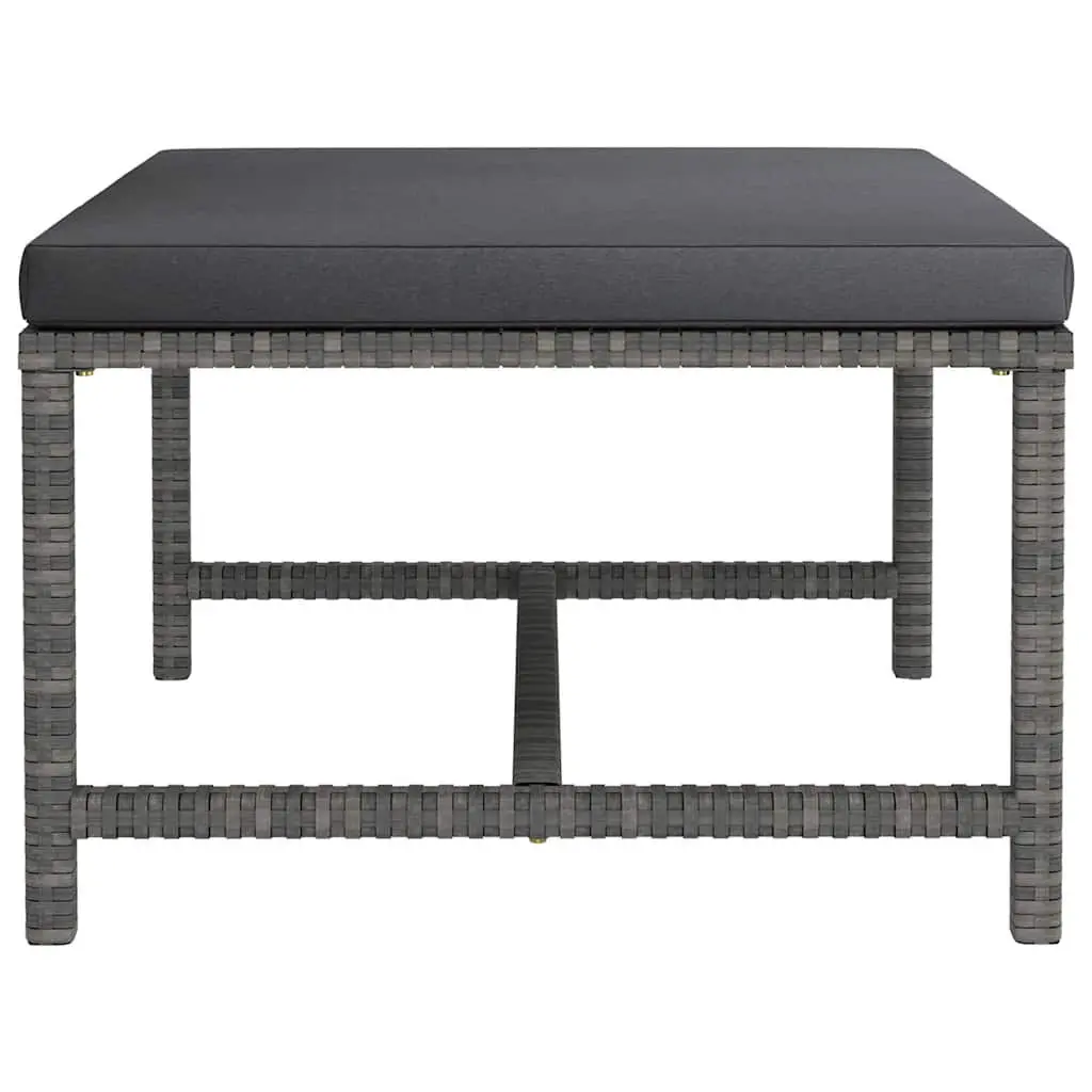 5 Piece Grey Garden Lounge Set