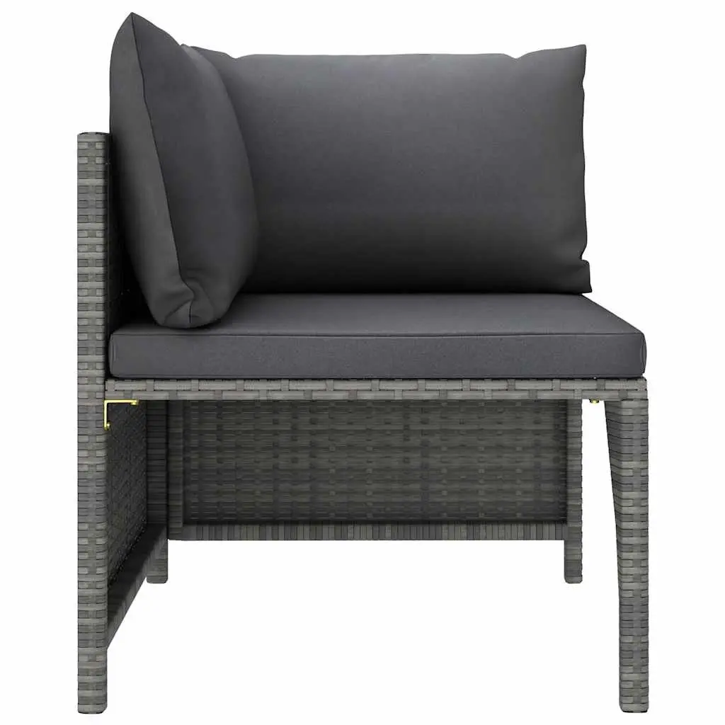 Garden Lounge Set Outdoor Furniture 10 Piece Grey