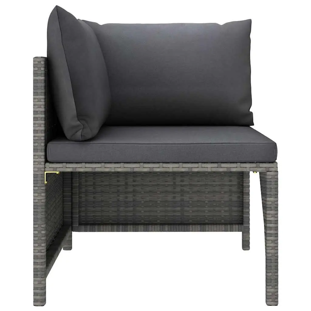 Garden Lounge Set 12 Piece Outdoor Furniture Modular Grey