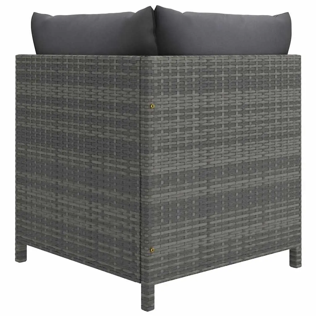 Garden Lounge Set 12 Piece Outdoor Furniture Modular Grey