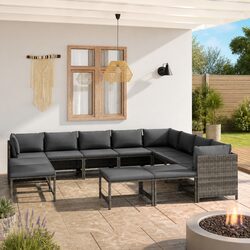 Specifications of the 12-Piece Modular Garden Lounge Set