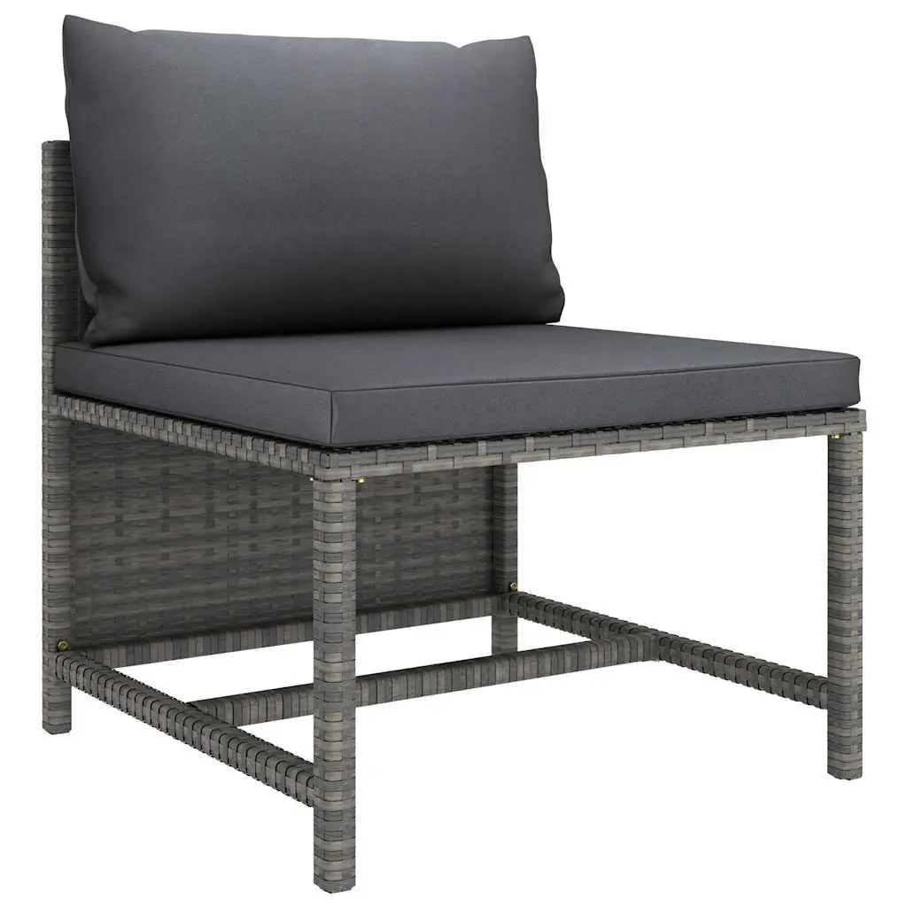 Garden Lounge Set 12 Piece Outdoor Furniture Grey Modular