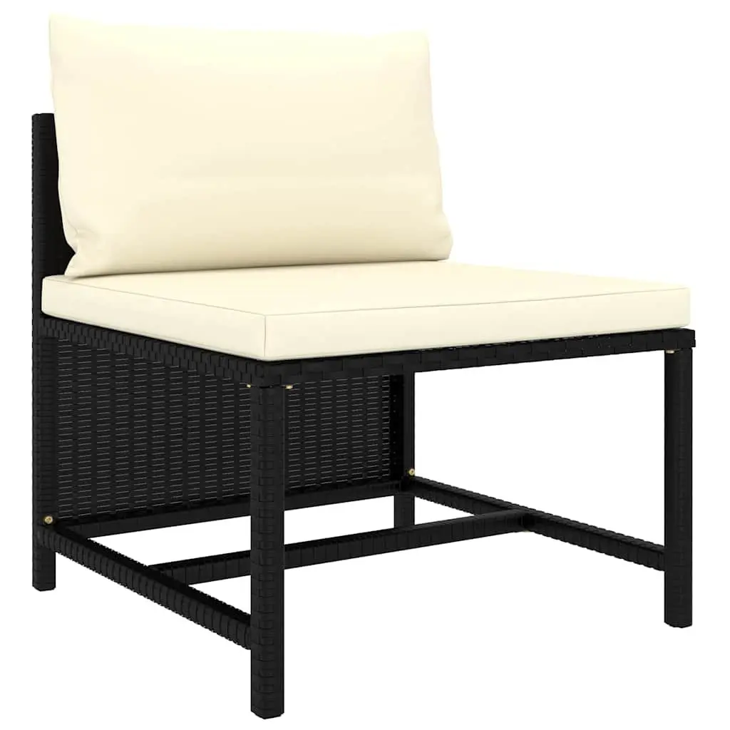 9-Piece Poly Rattan Garden Set