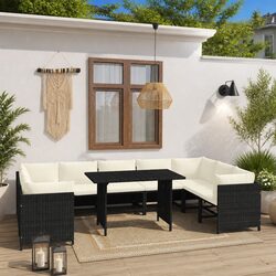 10 Piece Garden Lounge Set: Specs and Details