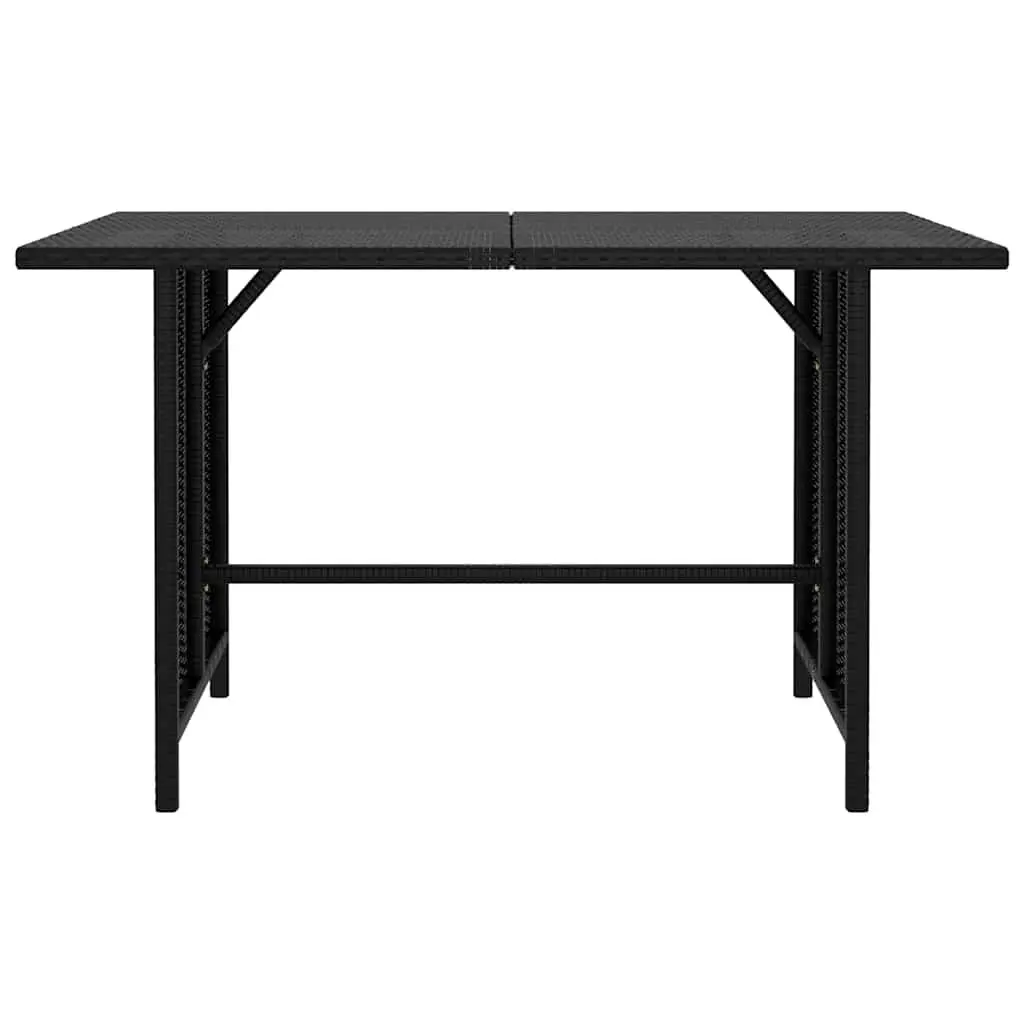 Garden Lounge Set Outdoor Furniture 10 Piece Black