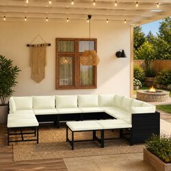 12 Piece Poly Rattan Garden Lounge Set Specifications