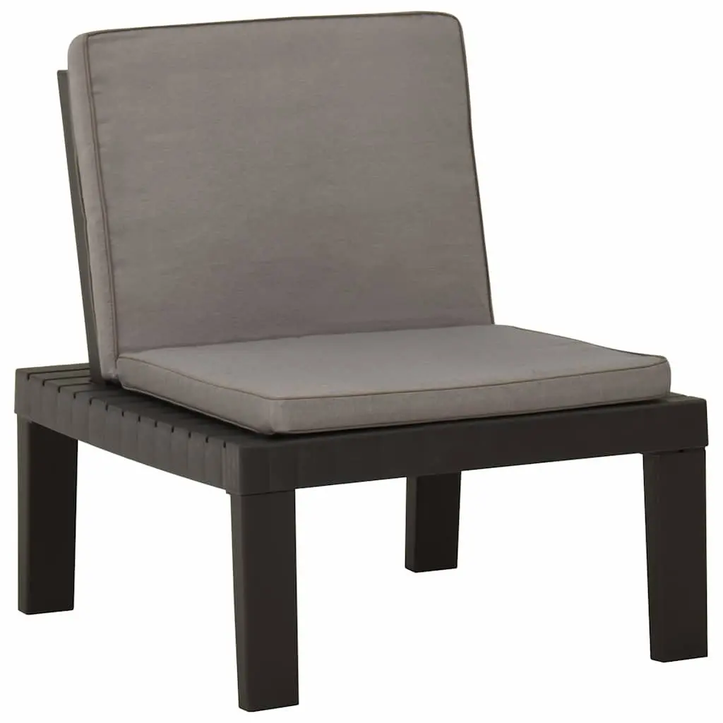 4 Piece Garden Lounge Set Outdoor Furniture Grey
