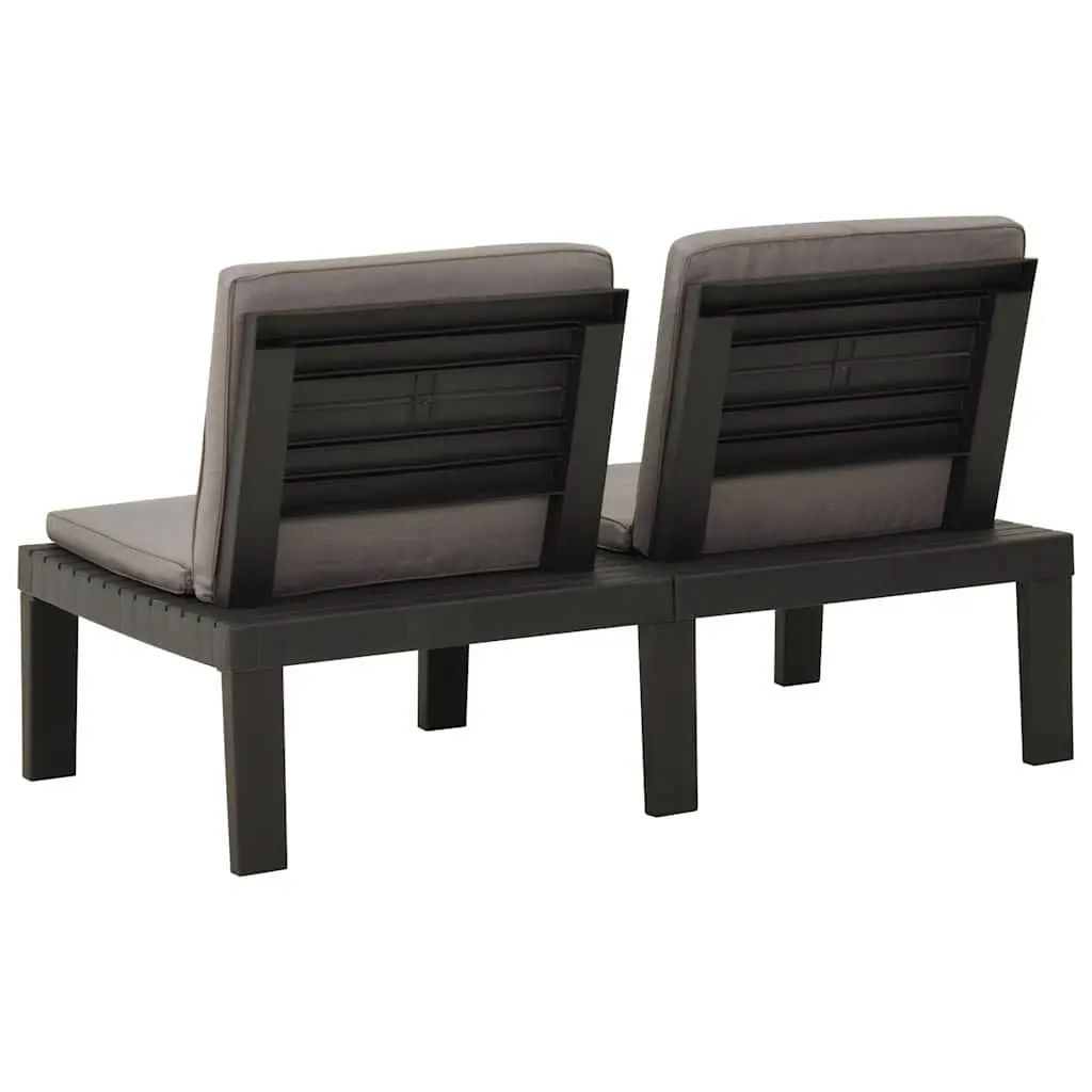 4 Piece Outdoor Lounge Set Grey Patio Furniture Garden Seating