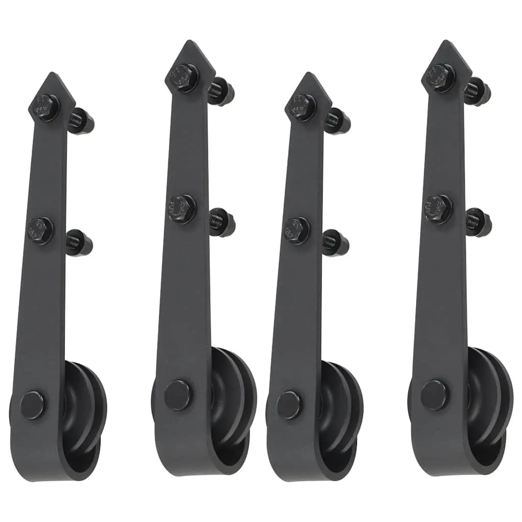 200cm Sliding Door Hardware Kit with Durable Steel Components