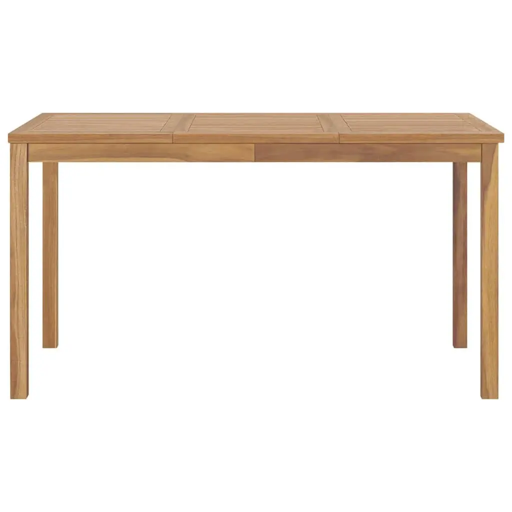 Teak Wood Outdoor Dining Set 7 Piece Table and Chairs for Garden and Patio