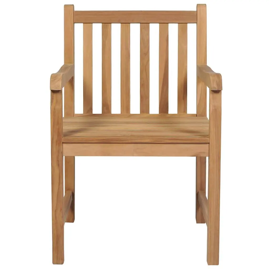 Teak Wood Outdoor Dining Set 7 Piece Table and Chairs for Garden and Patio