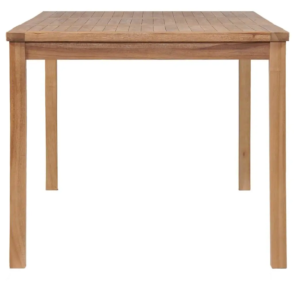 Garden Dining Set 5 Piece Outdoor Furniture Teak Wood Table Chairs Patio