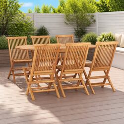 Specifications of 7 Piece Folding Outdoor Dining Set