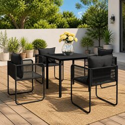5-Piece Outdoor Dining Set: Dimensions and Specs