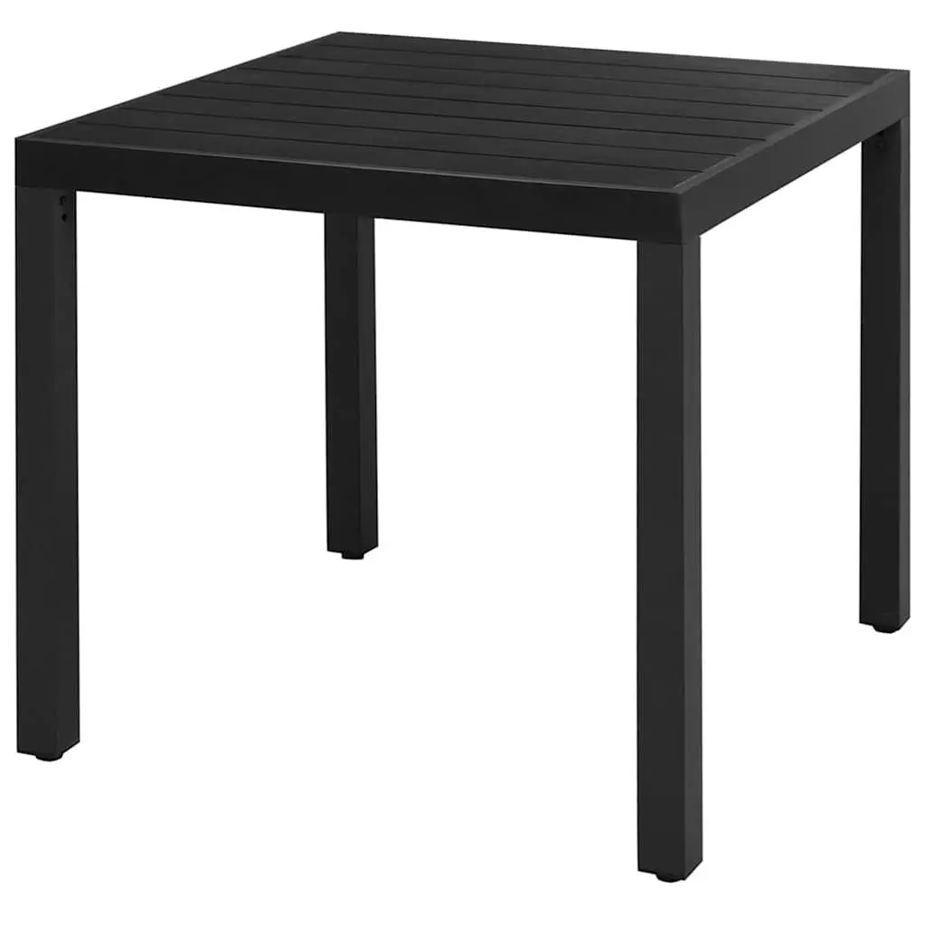 5 Piece Outdoor Dining Set Garden Patio Black Rattan Furniture