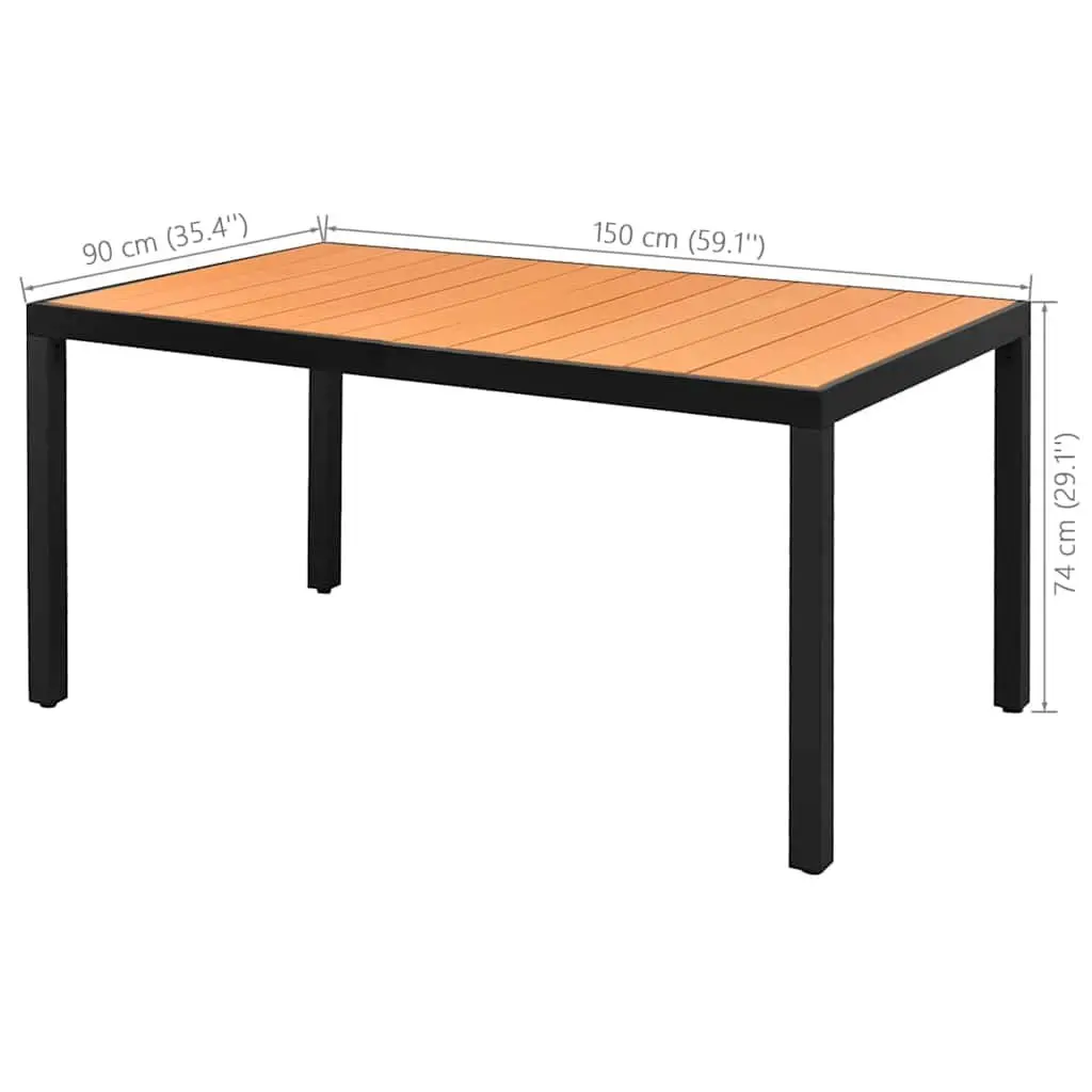 5 Piece Outdoor Dining Set with Durable Construction