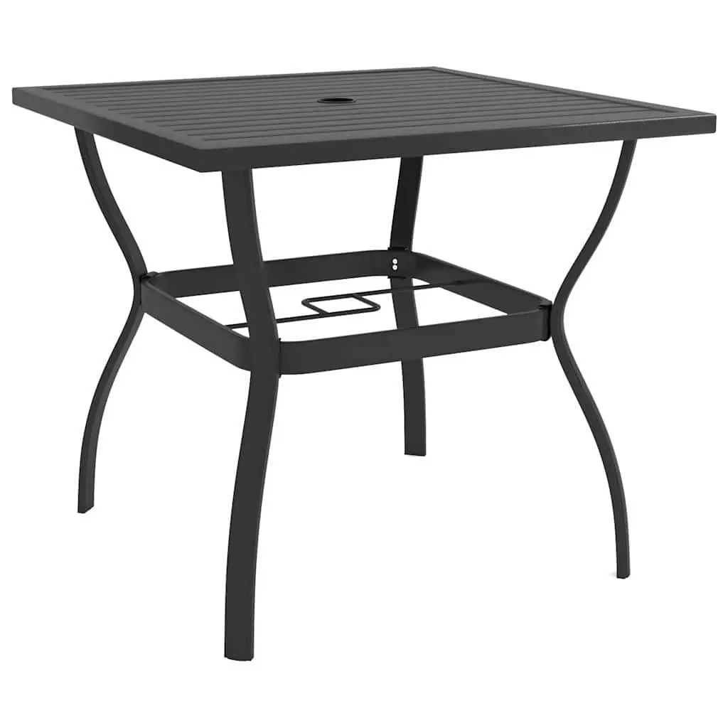 3 Piece Outdoor Dining Set Steel Frame Textilene Chairs Garden Furniture Grey