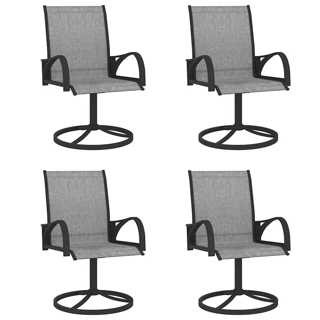 Outdoor Dining Set 5 Piece Garden Patio Table Chairs Steel Textilene