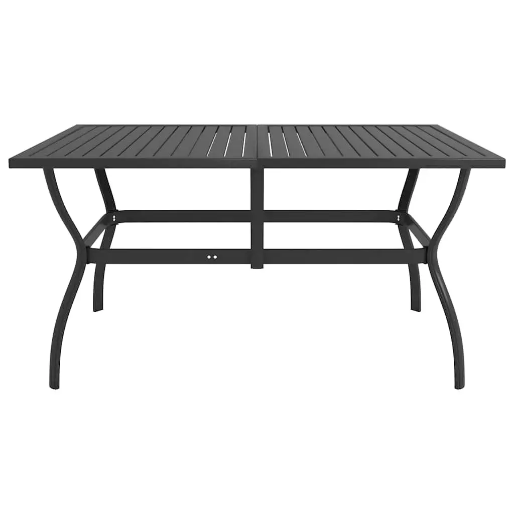7 Piece Outdoor Garden Dining Set Steel Textilene Chairs Table Patio Furniture