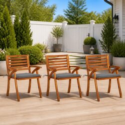 Detailed Specifications for Outdoor Dining Chairs Set of 3