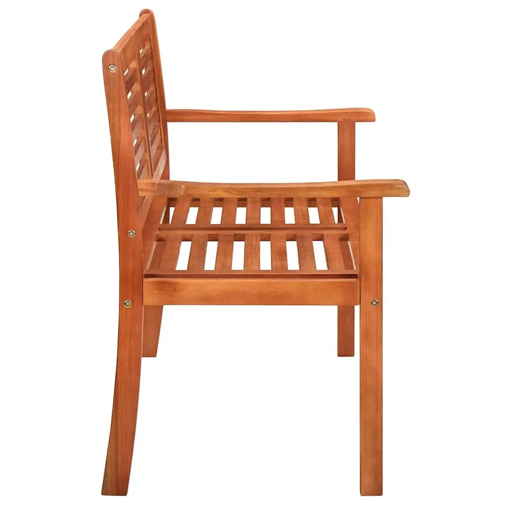 2-Seater Garden Bench Outdoor Patio Seating 120cm Solid Wood with Cushion Taupe