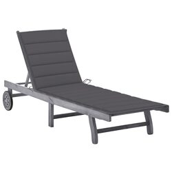 Sun Lounger Dimensions: Adjustable Backrest & Cushion