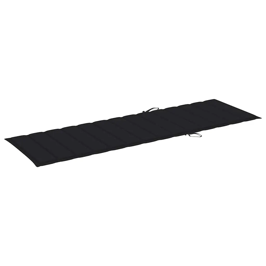 Solid Acacia Wood Sun Lounger