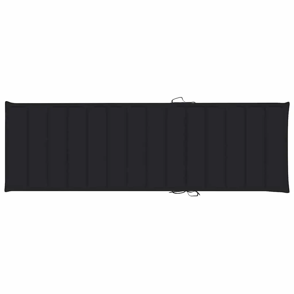 Solid Acacia Wood Sun Lounger