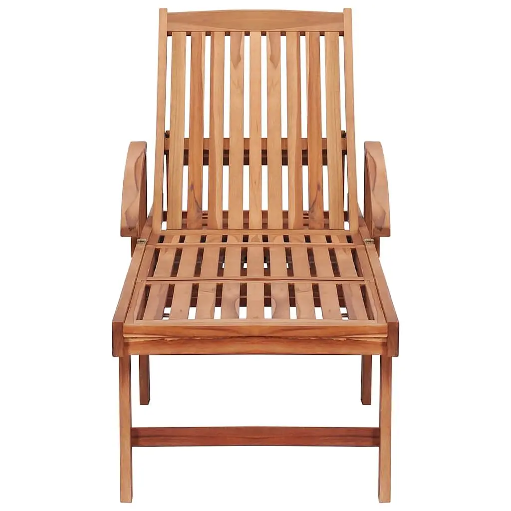 Sun Lounger with Adjustable Backrest