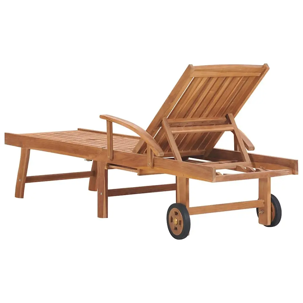 Sun Lounger with Adjustable Backrest
