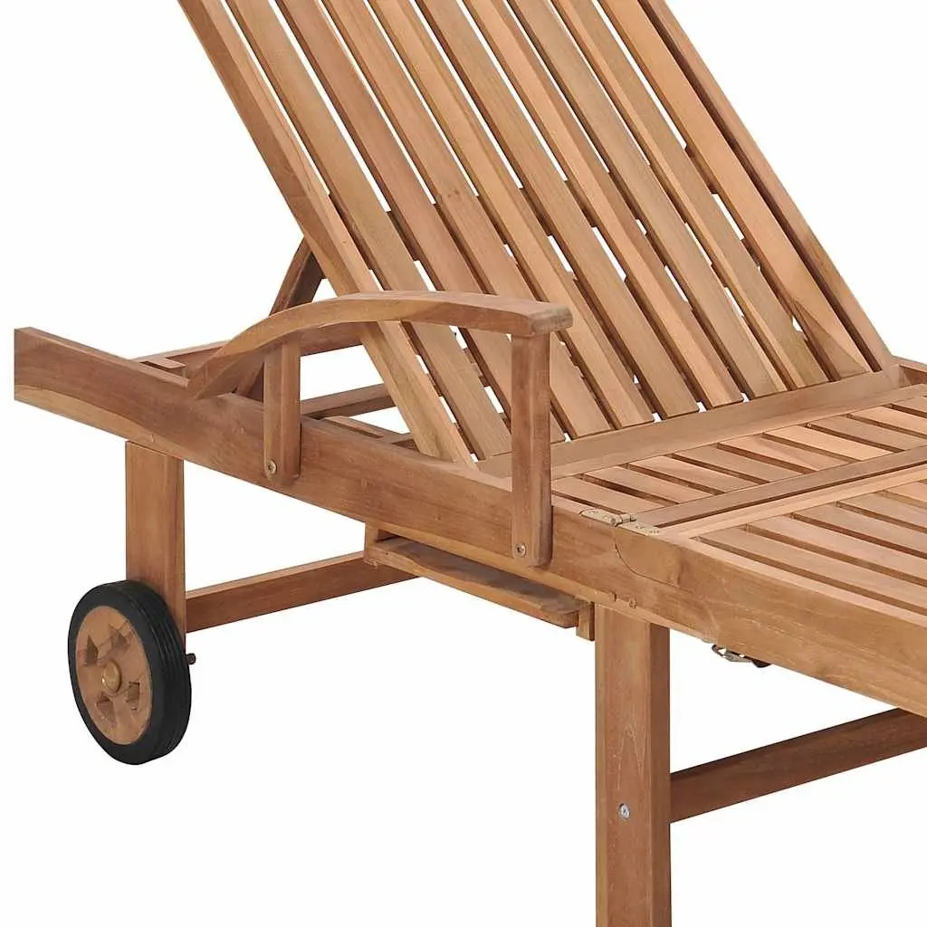 Sun Lounger with Adjustable Backrest