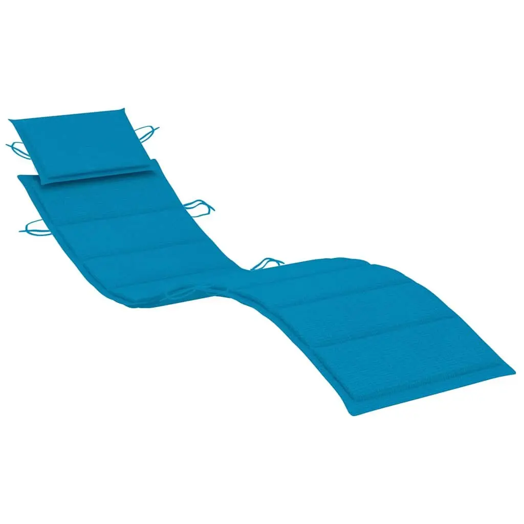 Rocking Sun Lounger with Cushion Outdoor Garden Patio Relaxing Furniture