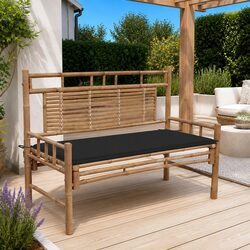 Specifications of 120cm Outdoor Bamboo Garden Bench