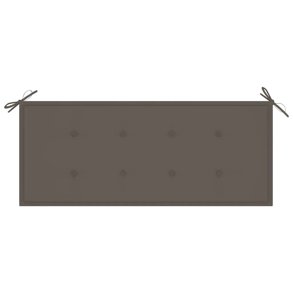 120cm Bamboo Garden Bench with Cushion
