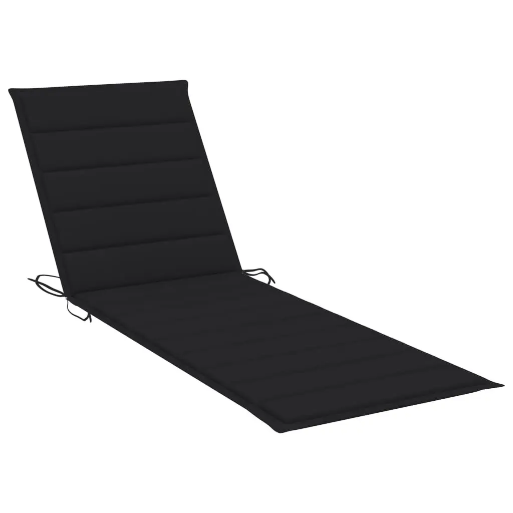 2-Person Sun Lounger Outdoor Garden Bamboo Reclining Lounger