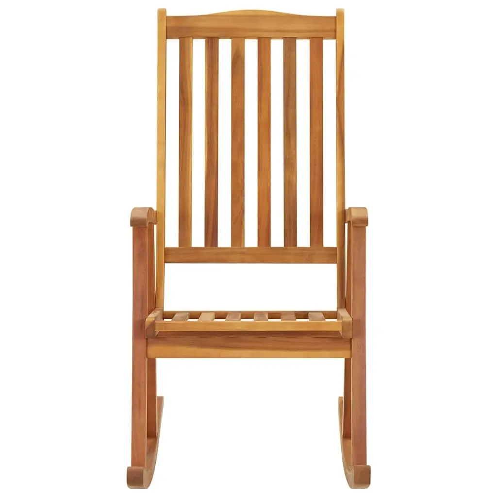 Solid Acacia Wood Rocking Chair