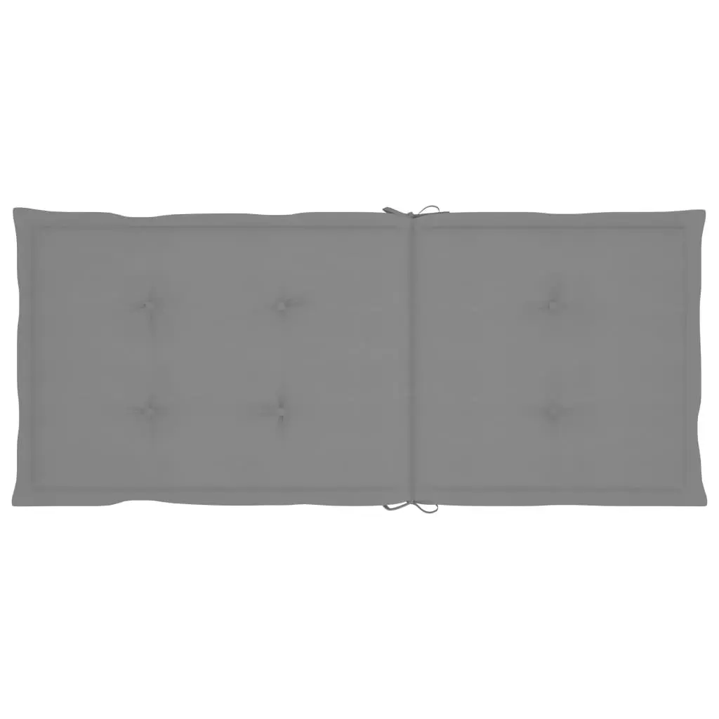Outdoor Reclining Chairs Set 3 Piece Garden Patio Armchairs with Cushions