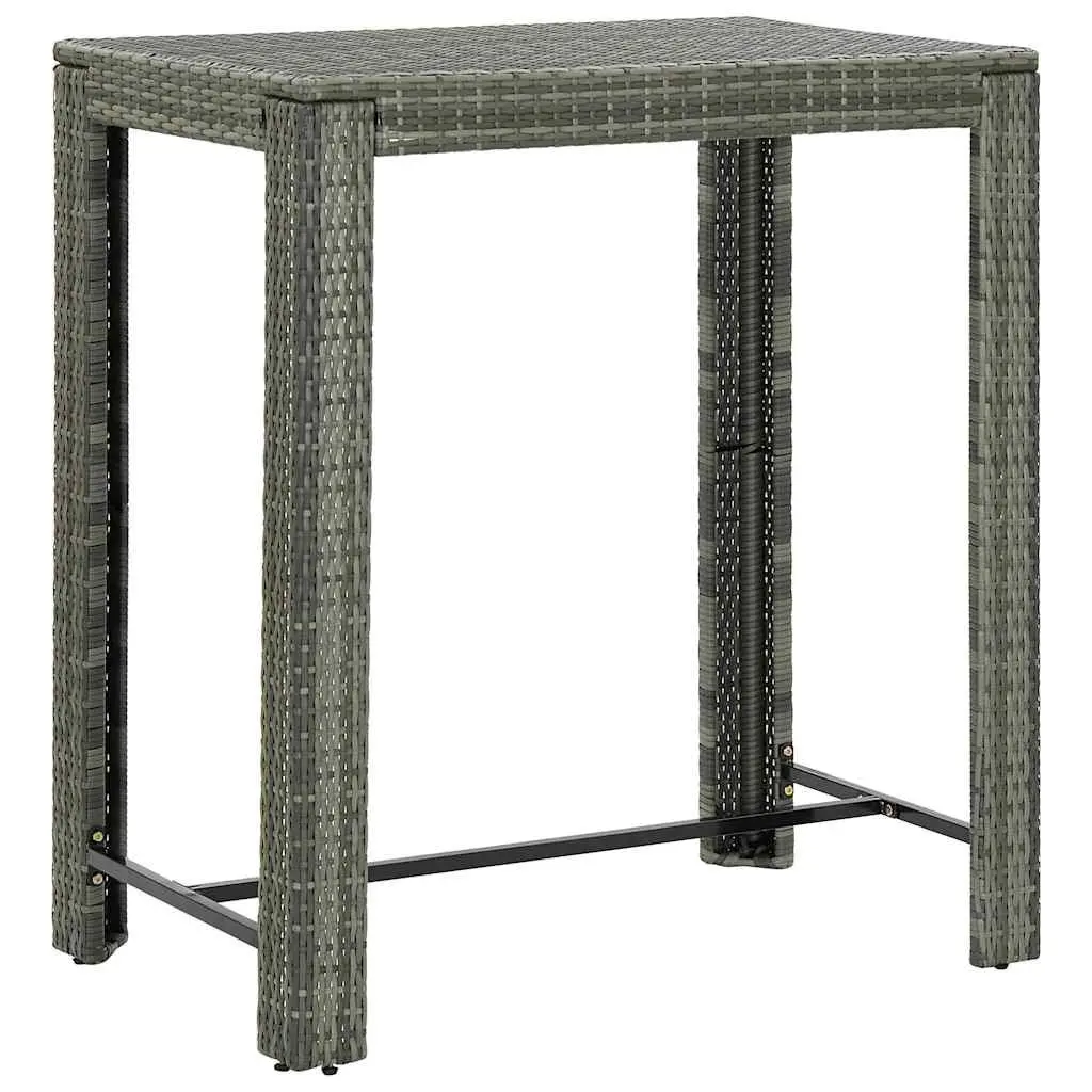 7 Piece Garden Bar Set in Grey