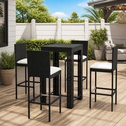 5 Piece Outdoor Bar Set Specifications and Features