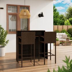 3 Piece Garden Bar Set - Dimensions & Materials